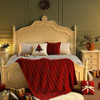 Amélie Home Manta De Punto Trenzado, Suave, 3