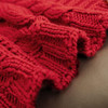 Amélie Home Manta De Punto Trenzado, Suave, 4