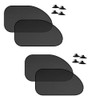 Kit 4 Cortinas Parasol Con Ventosas 65x38cm Camioneta Auto 0