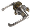 Manija Cerradura Tipo Lever Llave-boton Pfw Acero Satinado 1