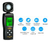 Medidor Digital De Luz Sensor Inteligente As803 0-200000 Lux 5