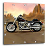 Reloj De Pared Que Representa Harleydavidson Y 174; Motocicl 0
