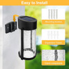 Sunnypark Lámparas De Pared Solares Para Exteriores Juego De 3