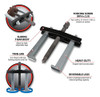 Herramienta Extractor Performance W87135, Doble Mordaza Reve 1