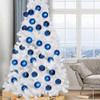 Bolas Para Arbol Navidad -packx 20u. De 8cm./azul 4 Bolas Para Arbol Navidad -packx 20u. De 8cm./azul 4