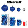 Bolas Para Arbol Navidad -packx 20u. De 8cm./azul 5 Bolas Para Arbol Navidad -packx 20u. De 8cm./azul 5