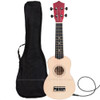 Ukelele Electroacustico Superior Colores Funda Acolchada Pua 3