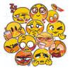 Pack Stickers Calcos Vinilos Emojis - Termo Notebook Celular 0