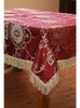 Violet Linen Prestige Damask Design Oblongrectangle Tableclo 2