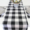 Arksu Plaid Camino De Mesa Poliester-algodon Mezcla Para M 4