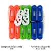Cuerda De Ropa 5 M Con 12 Palillos De Plastico Tcs 3