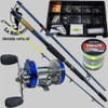 Equipo Pesca Caña Apolo 4,20m + Reel Rotativo Cl-60 + Kit 1 Equipo Pesca Caña Apolo 4,20m + Reel Rotativo Cl-60 + Kit 1