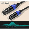 Cables Xlr, Cables De Micrófono Paquete De 2 De 3 Pies, Auxl 3