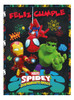 Afiche Cumpleaños Spidey Y Sus Amigos 53x39 Cotillón Oficial 0
