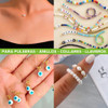 10 Rollos Tanza Elastica 0.7mm Nylon X9mt Bijou Pulsera Deco 2