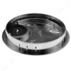 2pcs 80mm Computadora Ojal Metálico Para Escritorio Mesa Cab 2