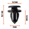 Clip Grampa Traba Tapizado Interior Renault X20 C 2