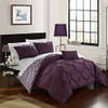 Chic Home Juego De Ropa De 4 Piezas Con Cobertor Reversible 0