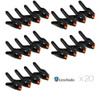 Limostudio 20 Pcs Soporte De Fondo De Fotografia Abrazadera 0
