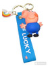 Llavero Importado Goma Peppa George Pig - Regalo - Calidad 2