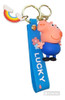 Llavero Importado Goma Peppa George Pig - Regalo - Calidad 3