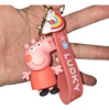 Llavero Importado Goma Peppa George Pig - Regalo - Calidad 5