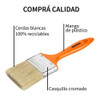 Pincel Plano Pintor Rodillo Ancho 6,5 Cm Cerda Blanca Wokin 2 Pincel Plano Pintor Rodillo Ancho 6,5 Cm Cerda Blanca Wokin 2