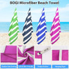 Juego De Toallas De Playa De Microfibra Bogi, Toalla De Play 2