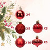 Bolas Para Arbol De Navidad  4cm  X 34u Rojo 1 Bolas Para Arbol De Navidad  4cm  X 34u Rojo 1