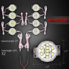 Impermeable Blanco Led Carro Cama Carril Luz Universal Techo 7