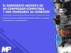 Aerografo Olympo Doble Accion Dual C/ Copa, Frasco 0,5mm + Clase 4