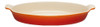 Le Creuset Heritage Stoneware 3.1-cuarto Oval Gratinado Grat 0