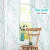 Fmfunctex - Cortinas Semitransparentes Con Estampado De Rbo 2