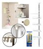 Organizador Esquinero Baño Ajustable Estantes Baño Ducha 0