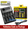 2016 Nitecore I4 Intellicharger 18650 18350 16340 14500 Aa A 3