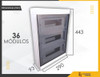 Caja Para Térmicas Tablero 36 Módulos Exterior Roker 2