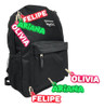 Tags Nombres Personalizado Mochila Bolso - Mediano/chico 0