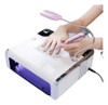 Torno Para Uñas 4 En 1 Lámpara Uv 108w  Led Aspiradora 5