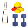 Kit Set Entrenamiento Coordinacion Escalera Mancuernas Conos 0