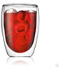 Taza Vaso Doble Pared Café 350ml Vidrio Borosilicato 1