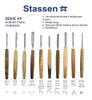 6 Gubias Y Formones Torno De Madera Stassen Serie 49 3