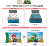 Franco Kids Bedding Super Soft Microfiber Juego De Sábanas, 3 Franco Kids Bedding Super Soft Microfiber Juego De Sábanas, 3