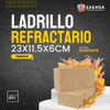 Ladrillo Refractario 6cm Natural 1m2 40 Unidades 1