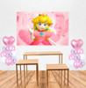 Fondo De Tela Princesa Peach De Super Mario Decoracion Candy 1