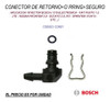 Kit De Conector+o`rring+seguro De Retorno De Inyector Bosch 1