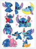 Pack 10 Vectores De Stitch . 1