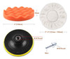 Poliwell Kit De Almohadillas De 6 pulgadas Para Pulir Y Abri 1