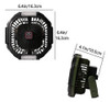 Fcxjtu Ventilador De Camping Con Linterna Led Para 1