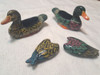 Palilleros O Caroceros De Ceramica Forma De Patos Vintage 1