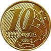 Brasil Moneda De 10 Centavos - Pedro I - Sin Circular 1